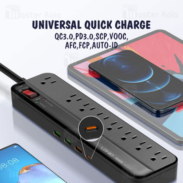 LDNIO-SU8440-US-Power-Strip-High-Power-34.5W-3USB-A-1USB-C-8US-Outlets06